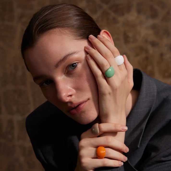 Ziora Palette Enamel Ring Collection