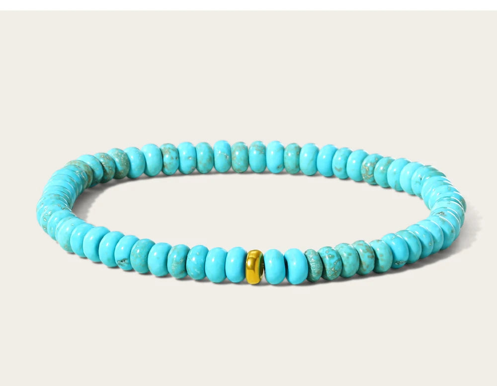 Ziora Round Beads Handmade Natural stone Bracelets