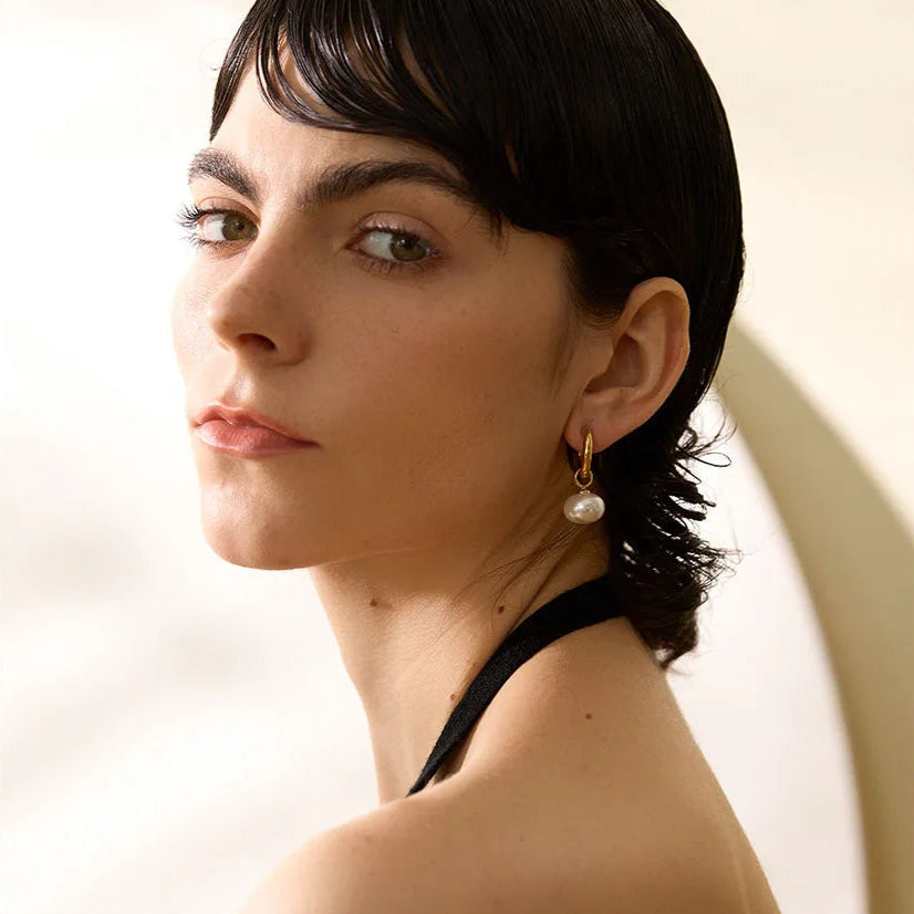 Ziora Pearl Drop Earrings
