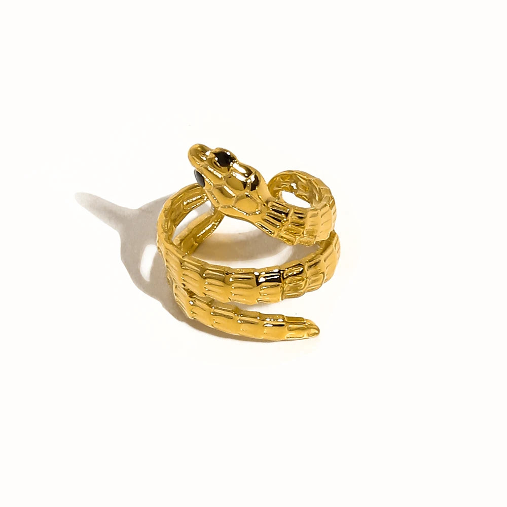 Ziora Serpent Statement Ring