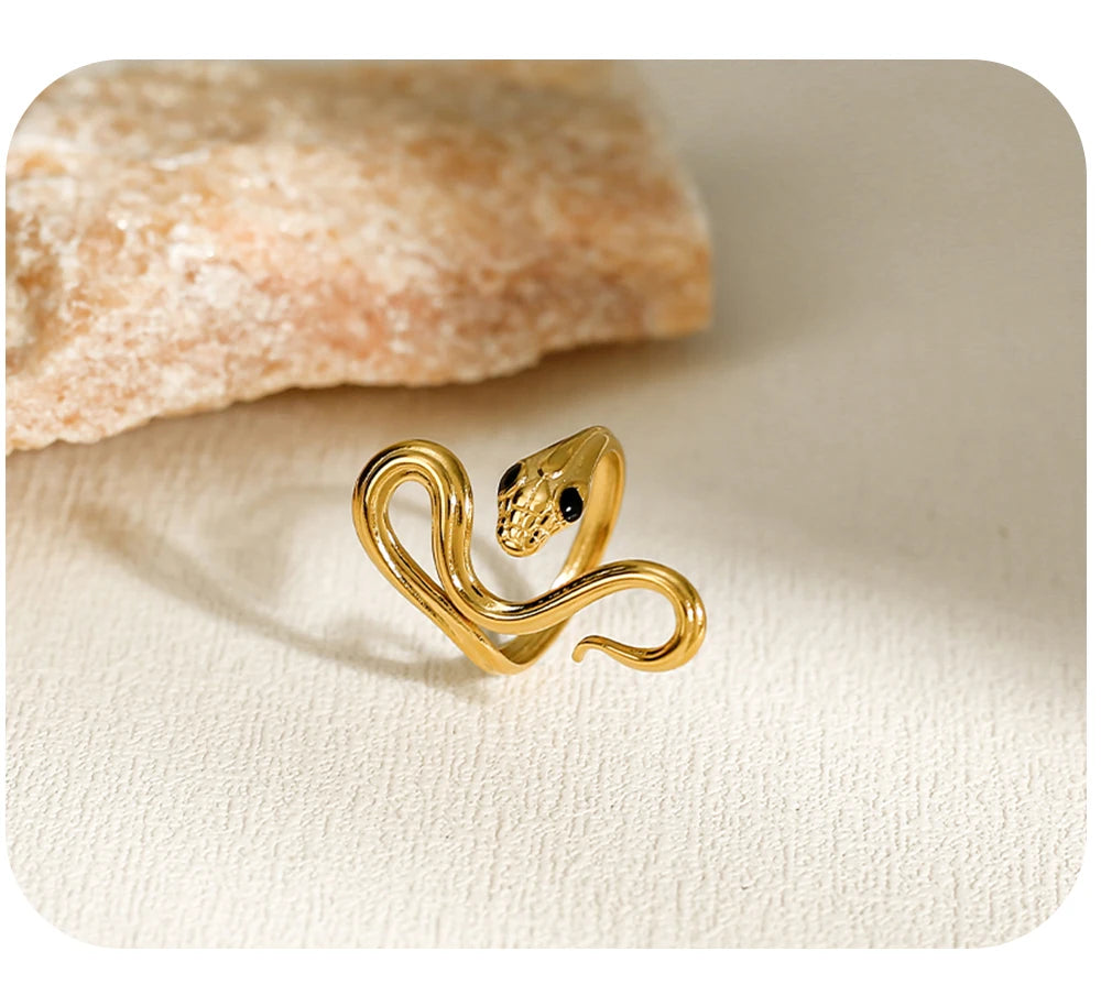 Ziora Serpent Statement Ring
