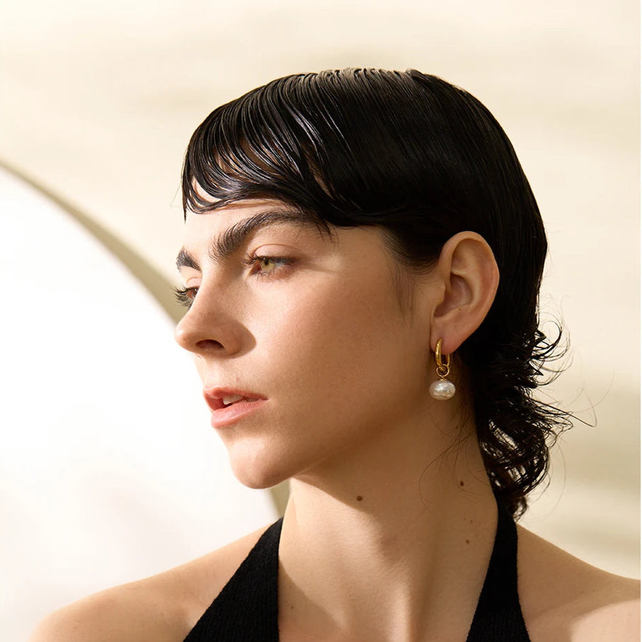Ziora Pearl Drop Earrings