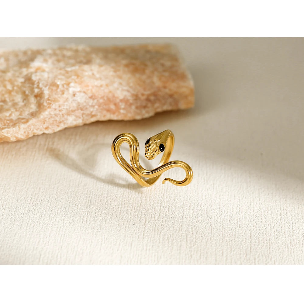 Ziora Serpent Statement Ring