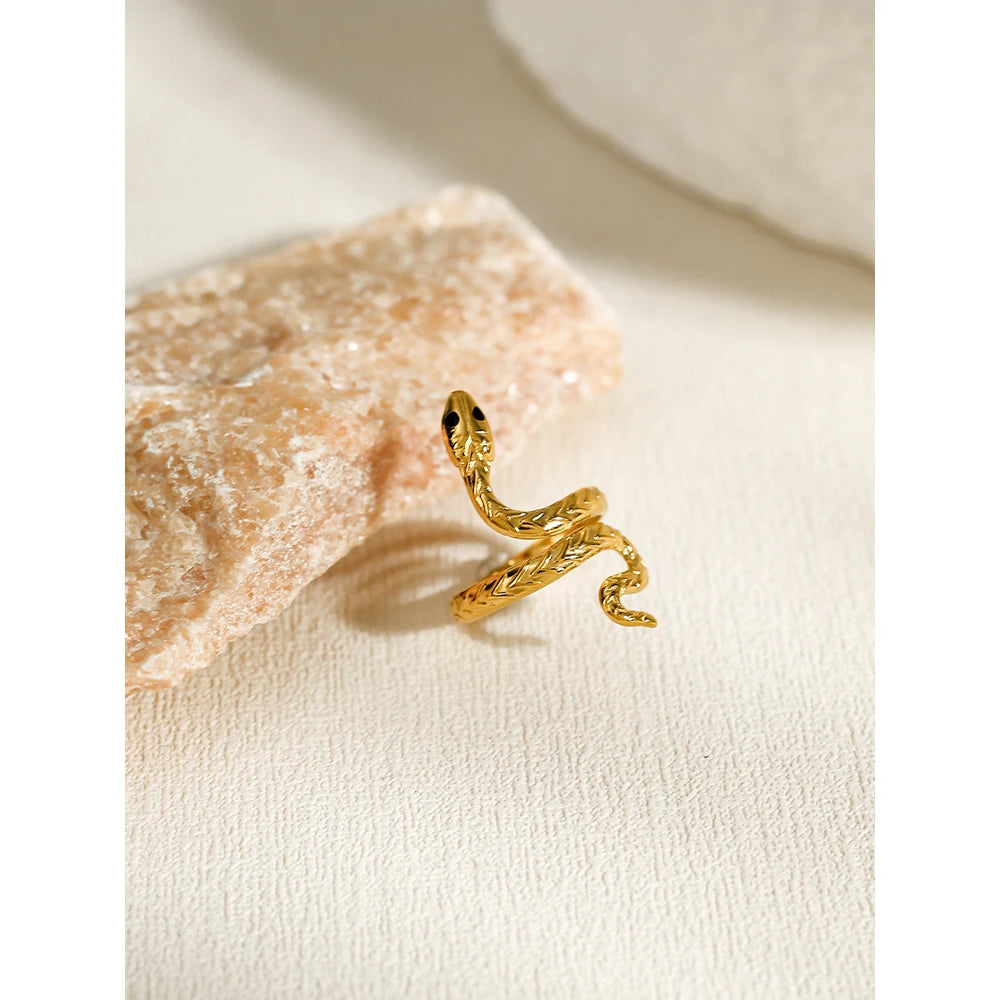Ziora Serpent Statement Ring