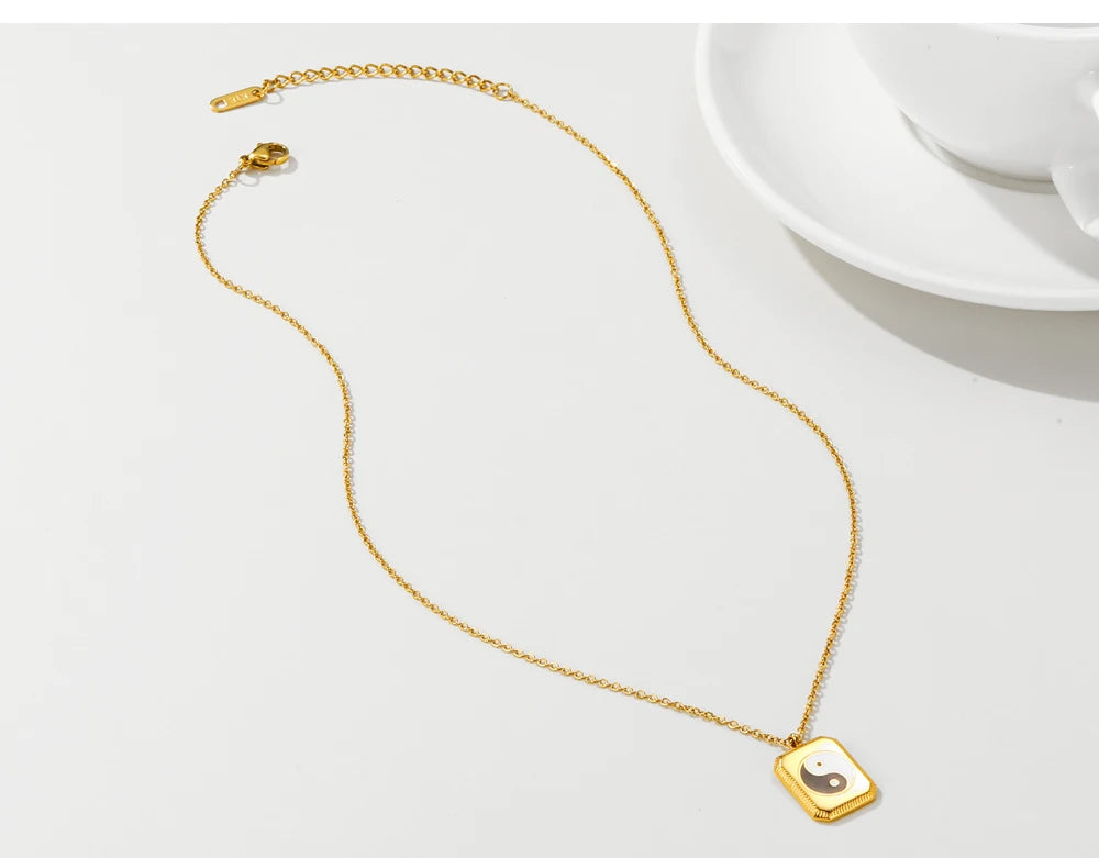 Yin-Yang Tai Chi Pendant Necklace