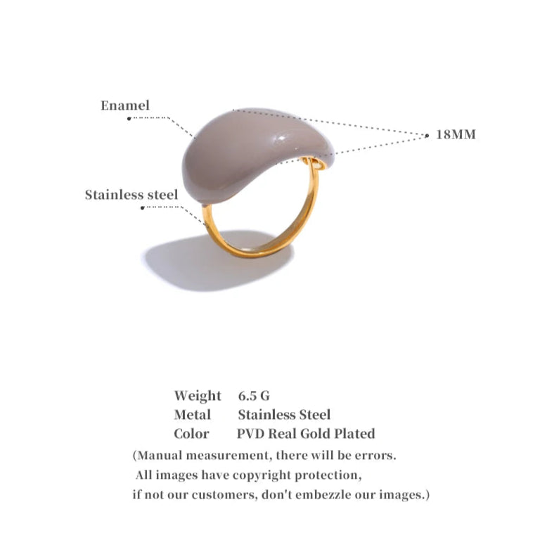 Ziora Palette Enamel Ring Collection