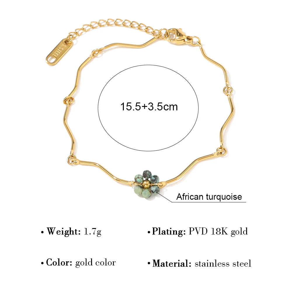 Ziora African Turquoise Bracelet