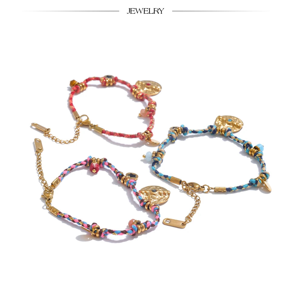 Ziora Colorful Rope Braided Bracelet
