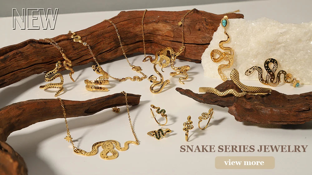 Ziora Serpent Statement Ring
