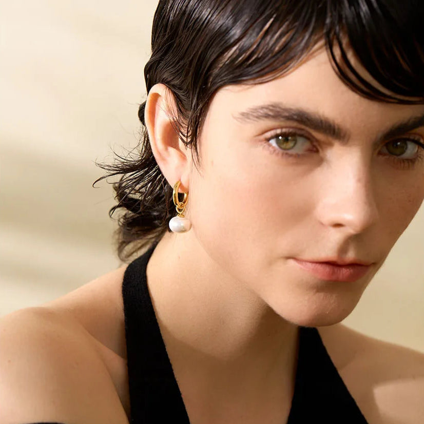 Ziora Pearl Drop Earrings