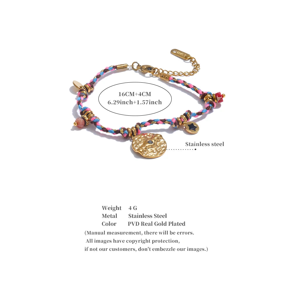 Ziora Colorful Rope Braided Bracelet
