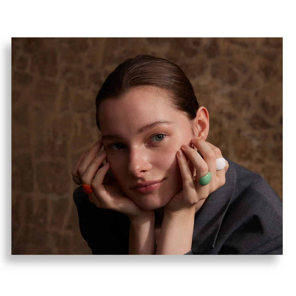 Ziora Palette Enamel Ring Collection