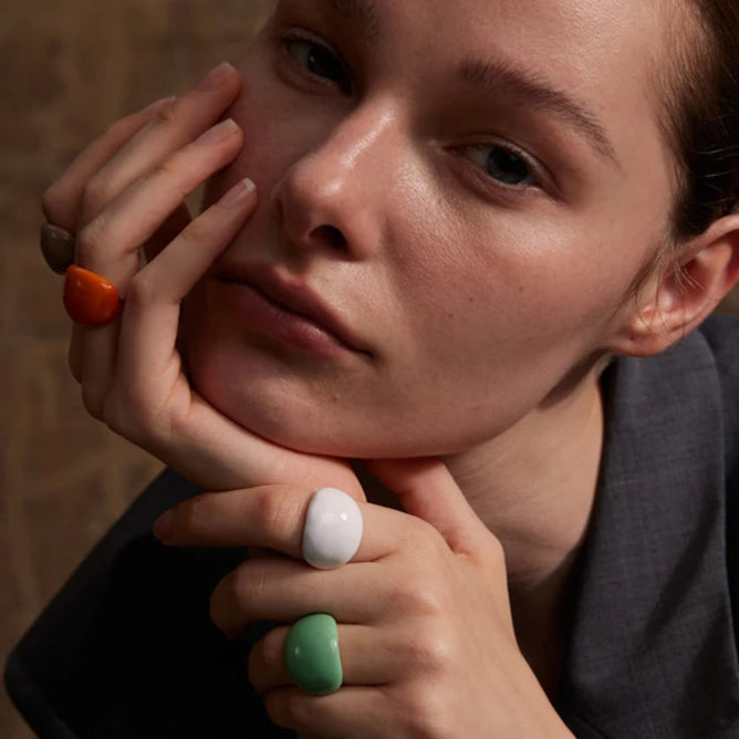 Ziora Palette Enamel Ring Collection