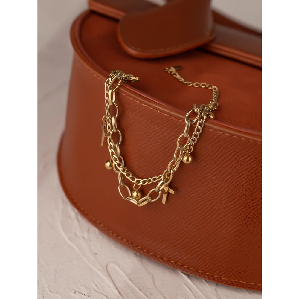 Ziora Cross Layered Bracelet