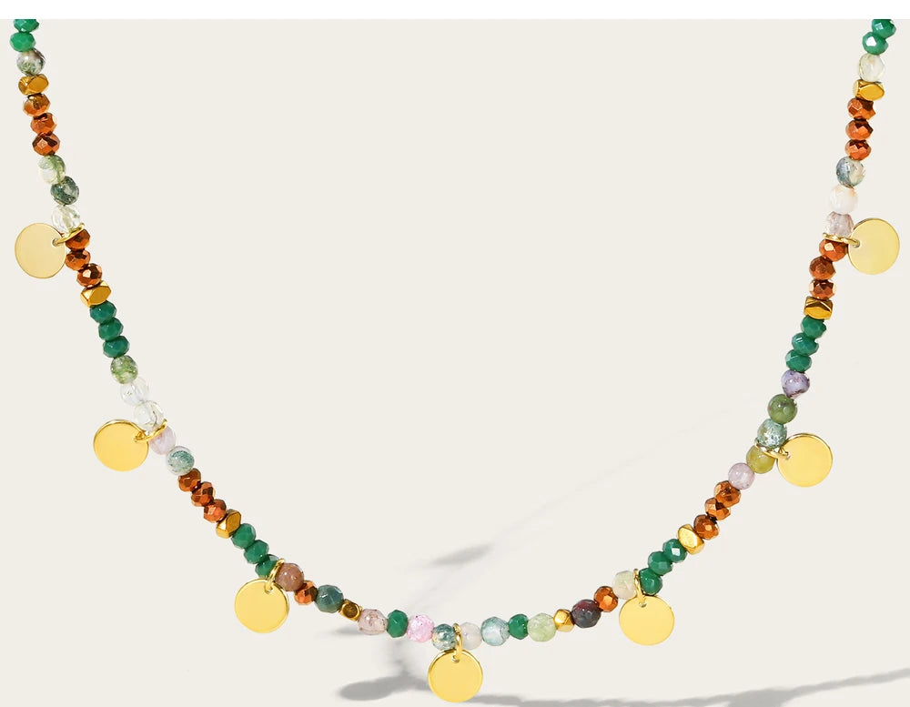 Ziora Colorful Beaded Bohemian Necklace