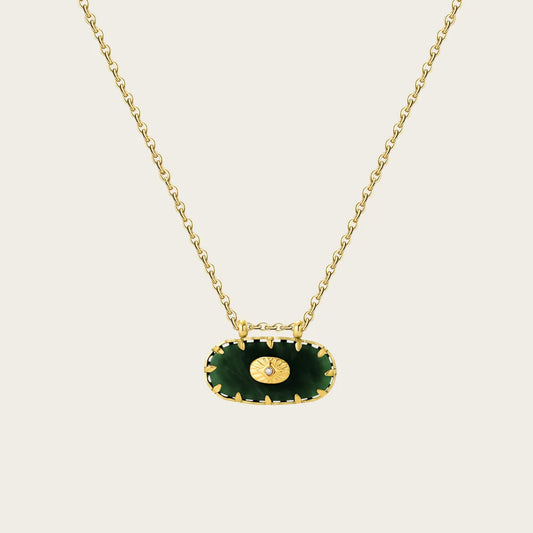 Ziora Colorful Acrylic Charm Necklace