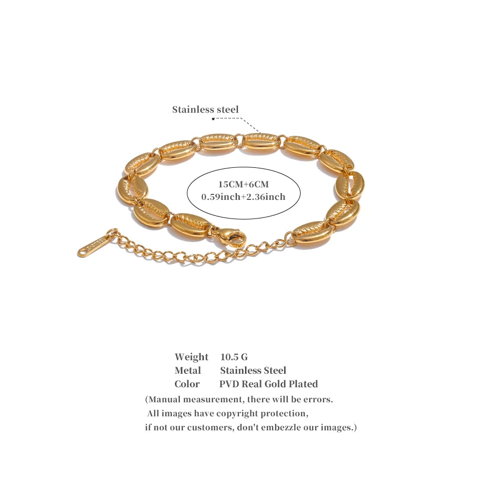 Ziora Shell Charm Bracelet