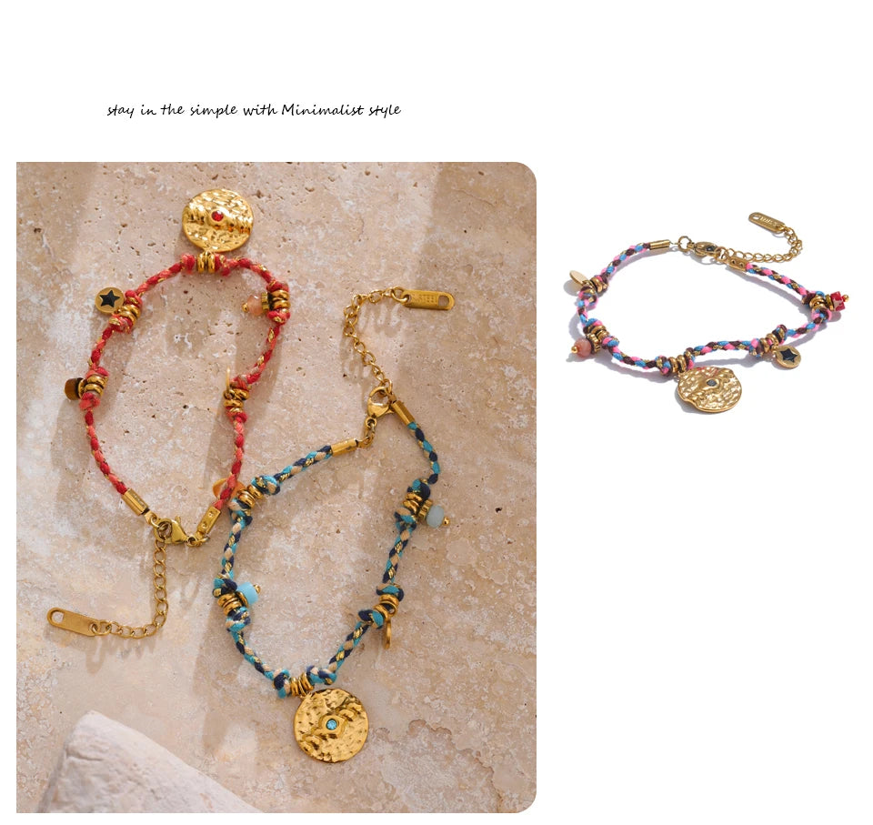 Ziora Colorful Rope Braided Bracelet