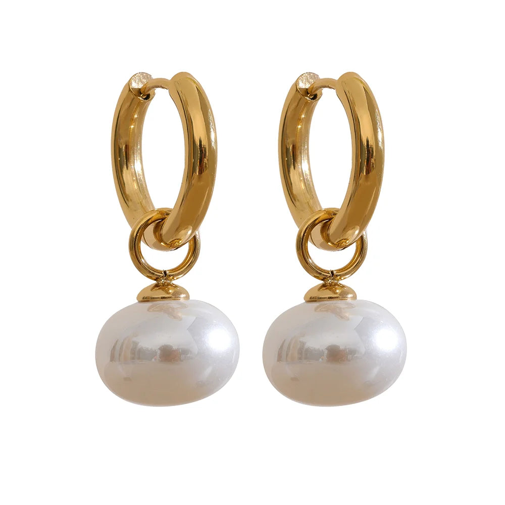 Ziora Pearl Drop Earrings