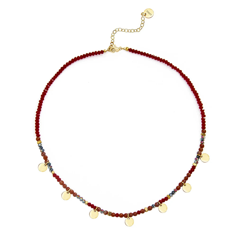 Ziora Colorful Beaded Bohemian Necklace