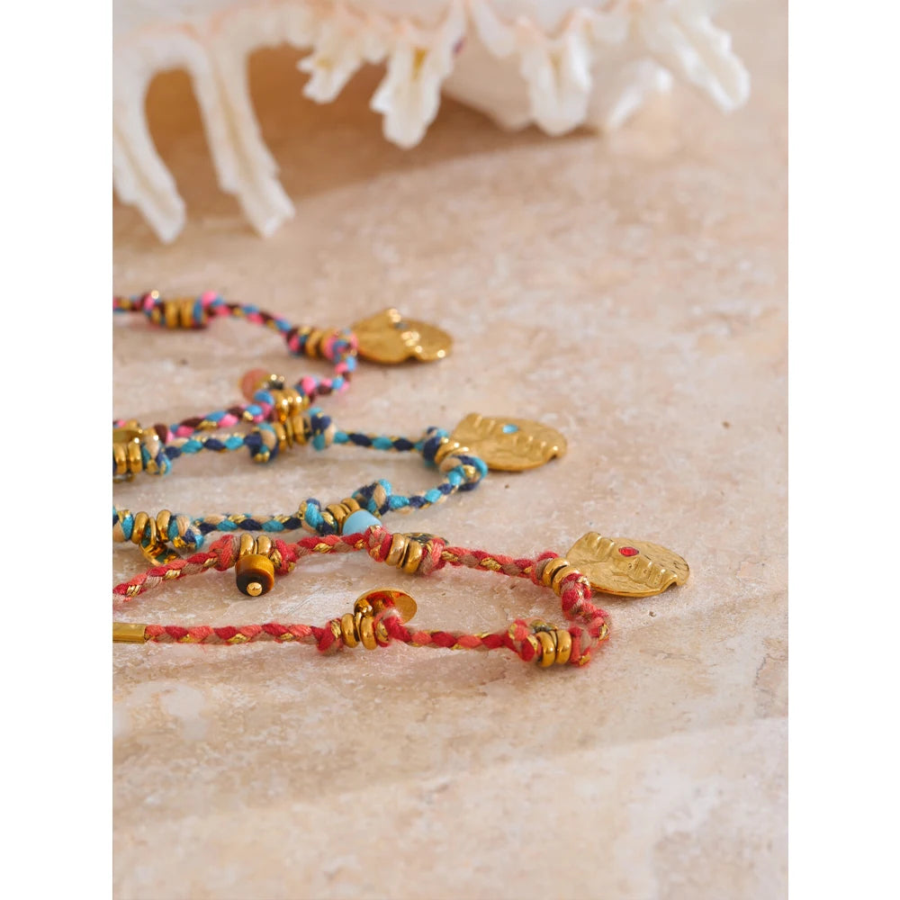 Ziora Colorful Rope Braided Bracelet