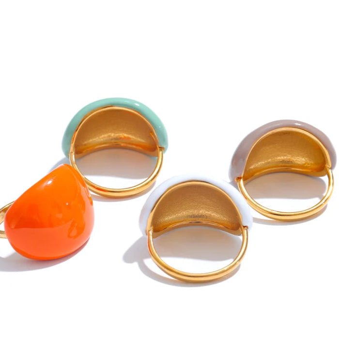 Ziora Palette Enamel Ring Collection