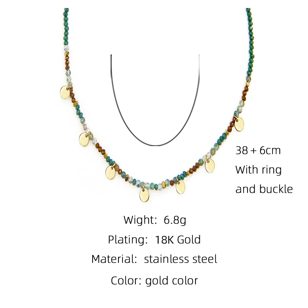 Ziora Colorful Beaded Bohemian Necklace