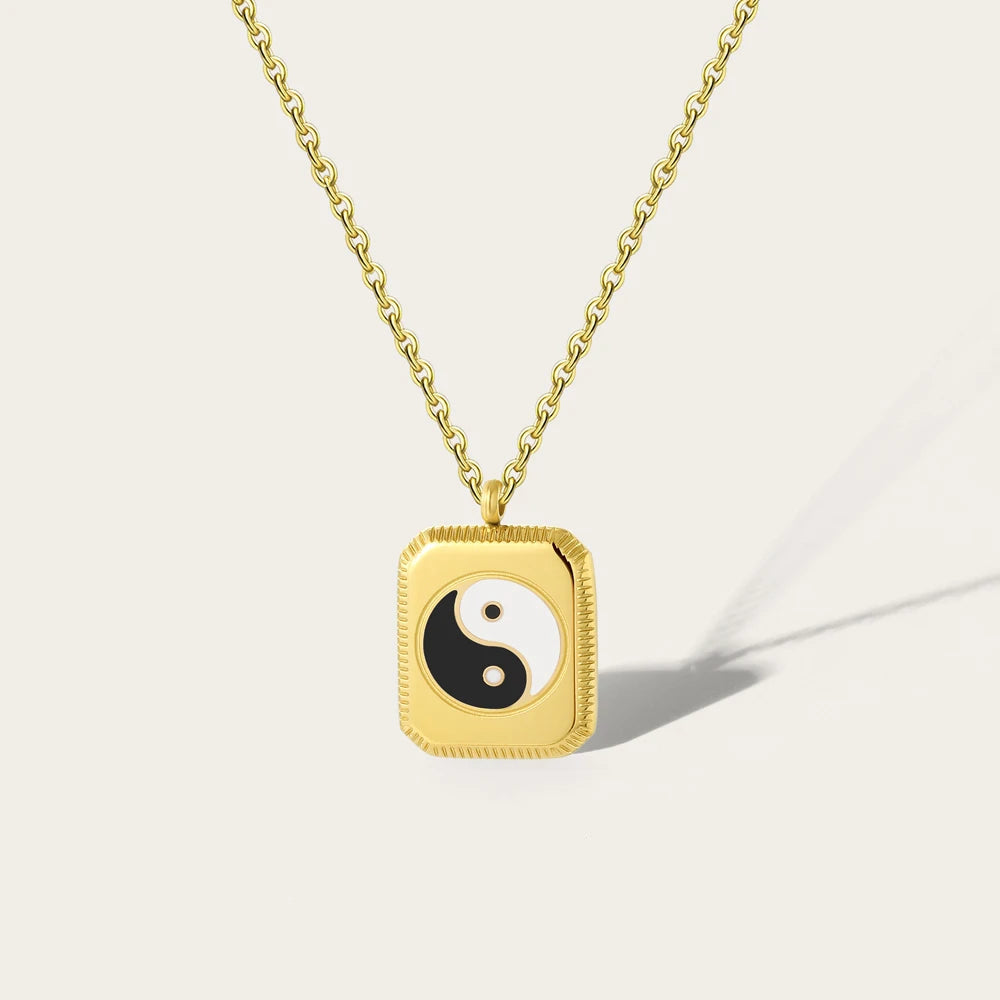 Yin-Yang Tai Chi Pendant Necklace