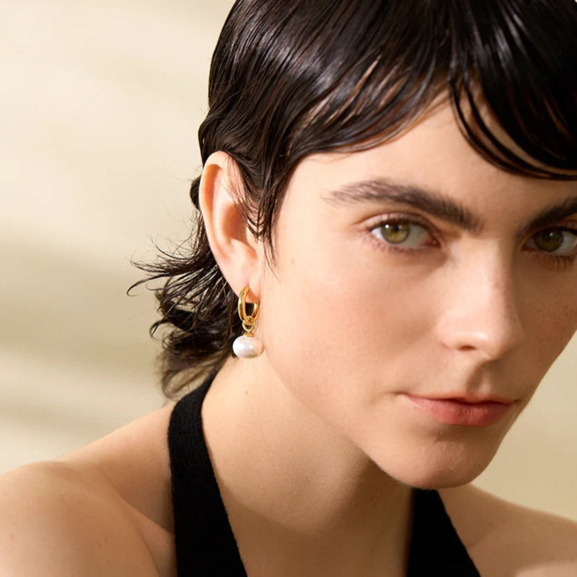 Ziora Pearl Drop Earrings