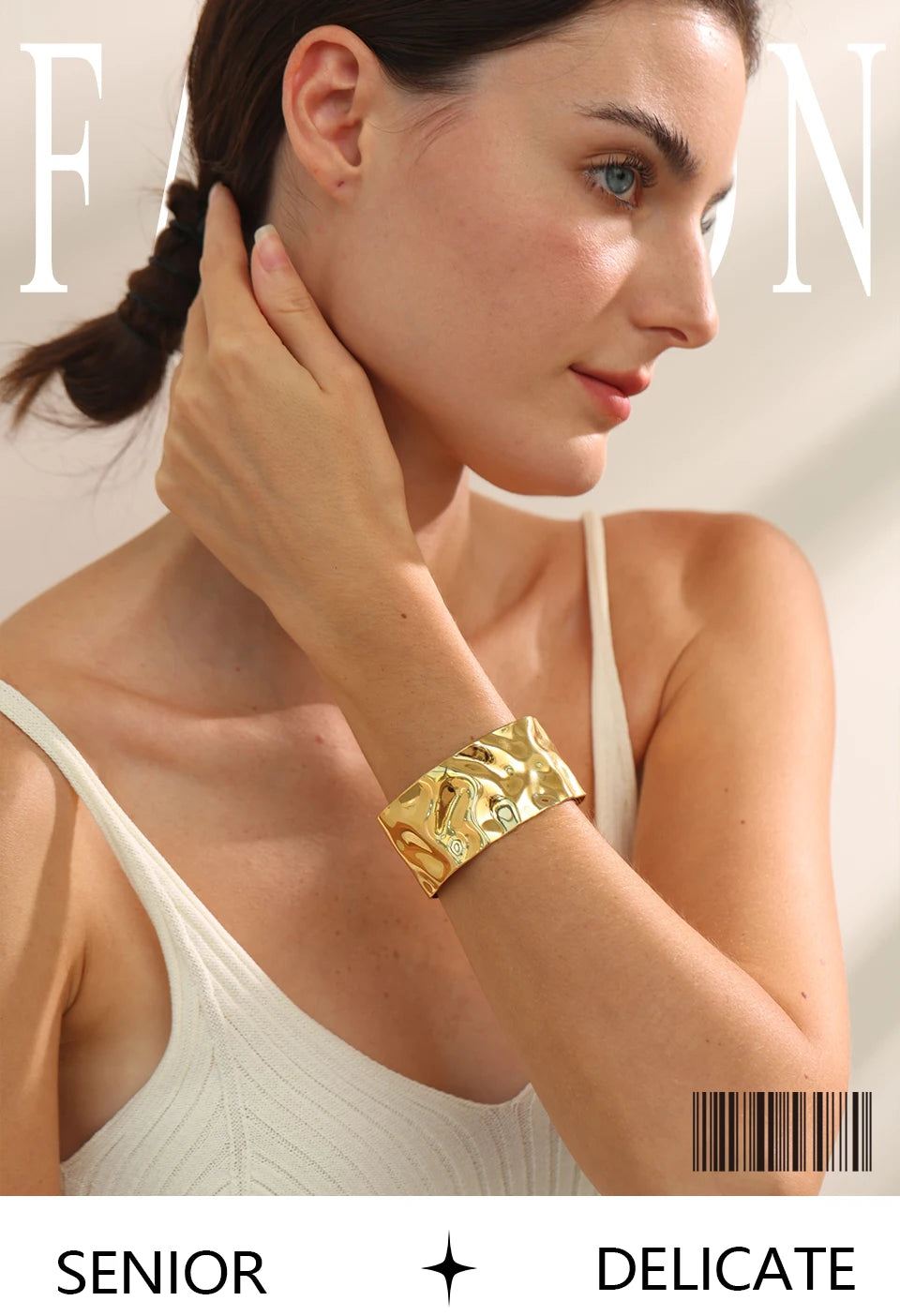 Ziora Wide Cuff Bracelet