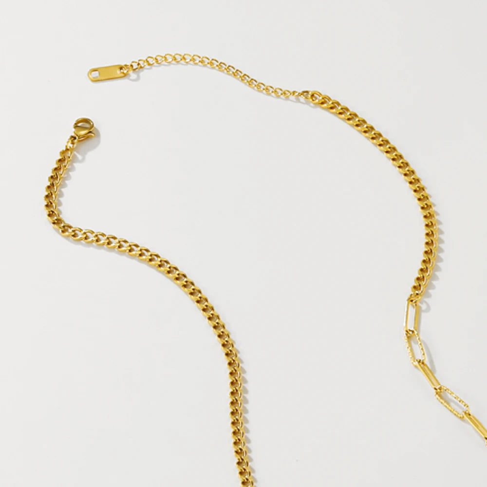 Ziora Green Natural Stone Pendant Necklace