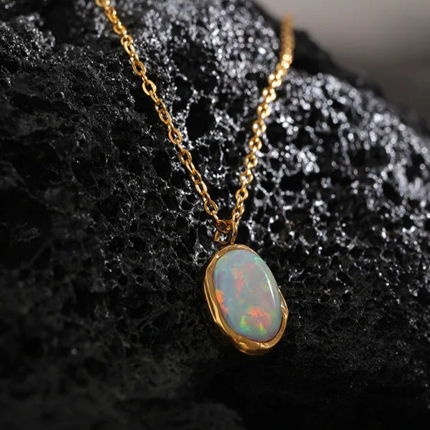 Ziora Opal Stone Necklace