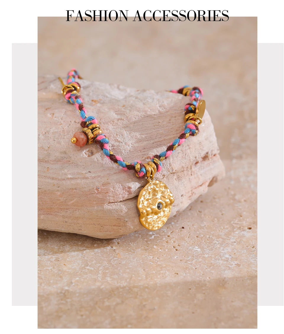 Ziora Colorful Rope Braided Bracelet