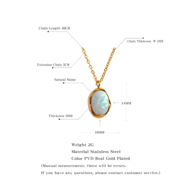 Ziora Opal Stone Necklace