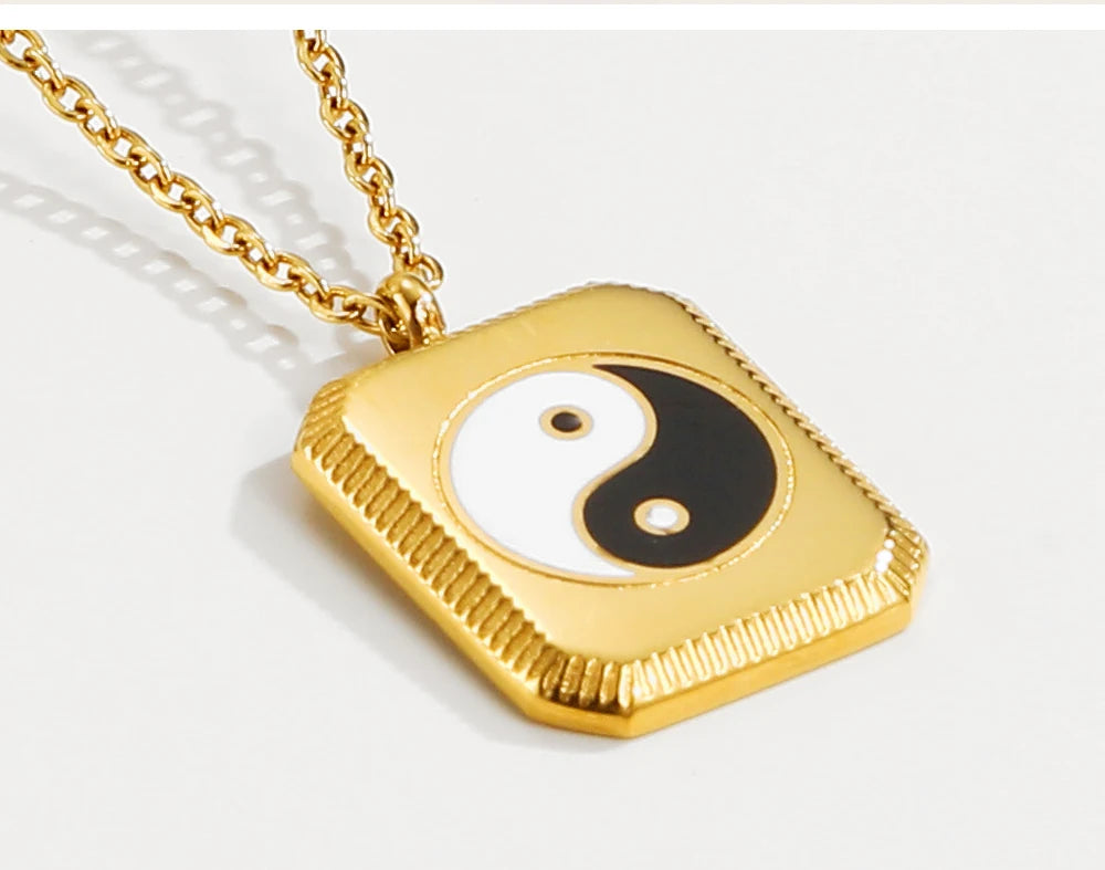 Yin-Yang Tai Chi Pendant Necklace