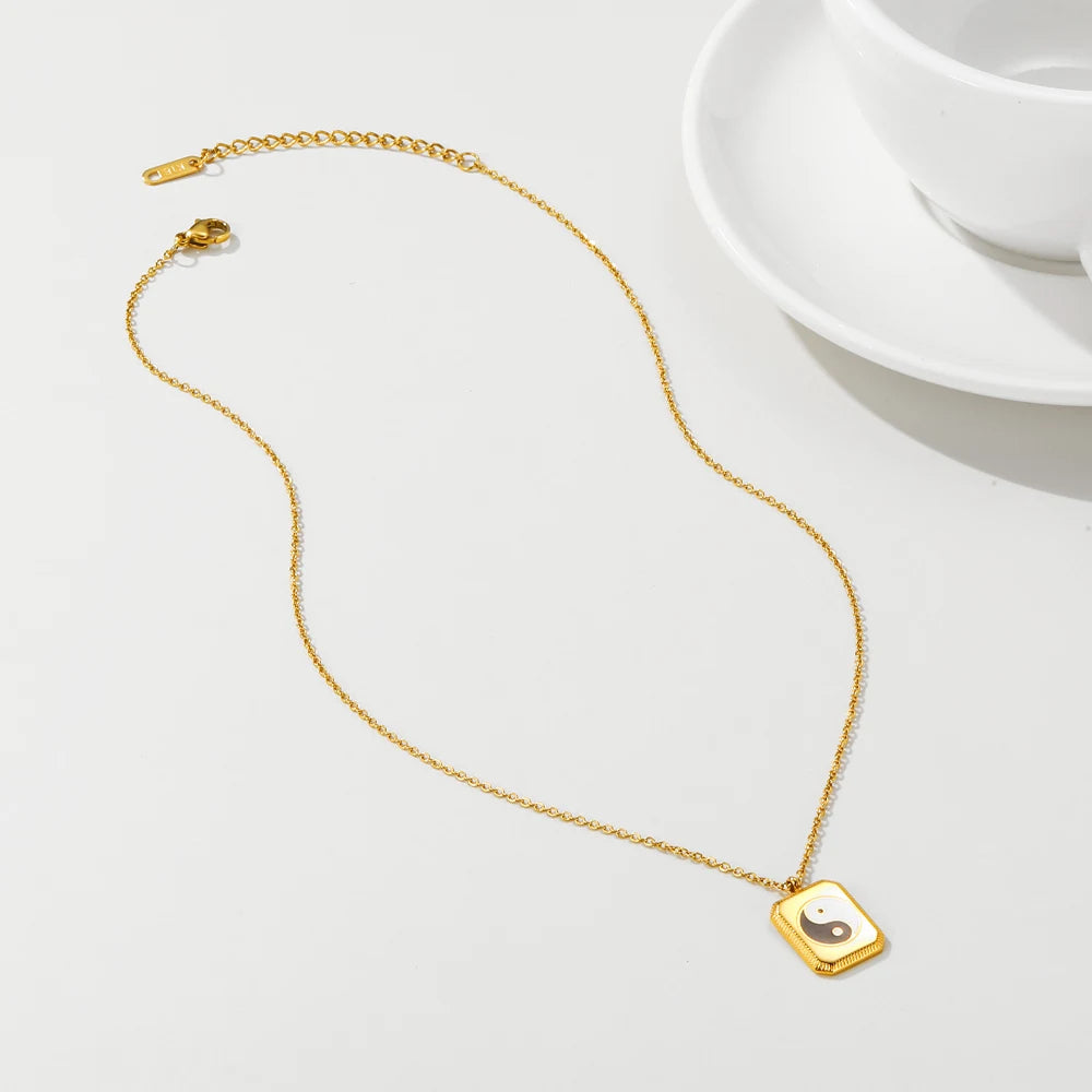 Yin-Yang Tai Chi Pendant Necklace