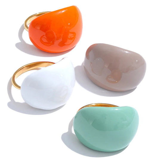 Ziora Palette Enamel Ring Collection