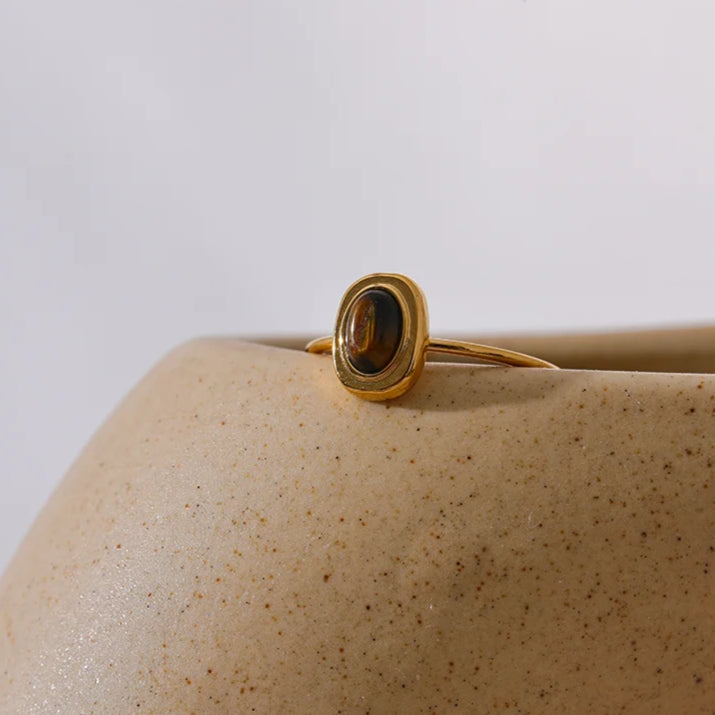 Ziora Tiger's Eye Ring