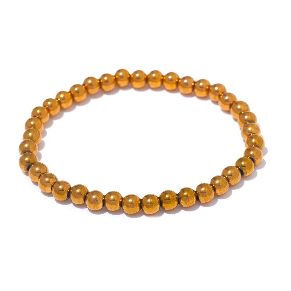 Ziora Stainless Steel Beaded Bracelet