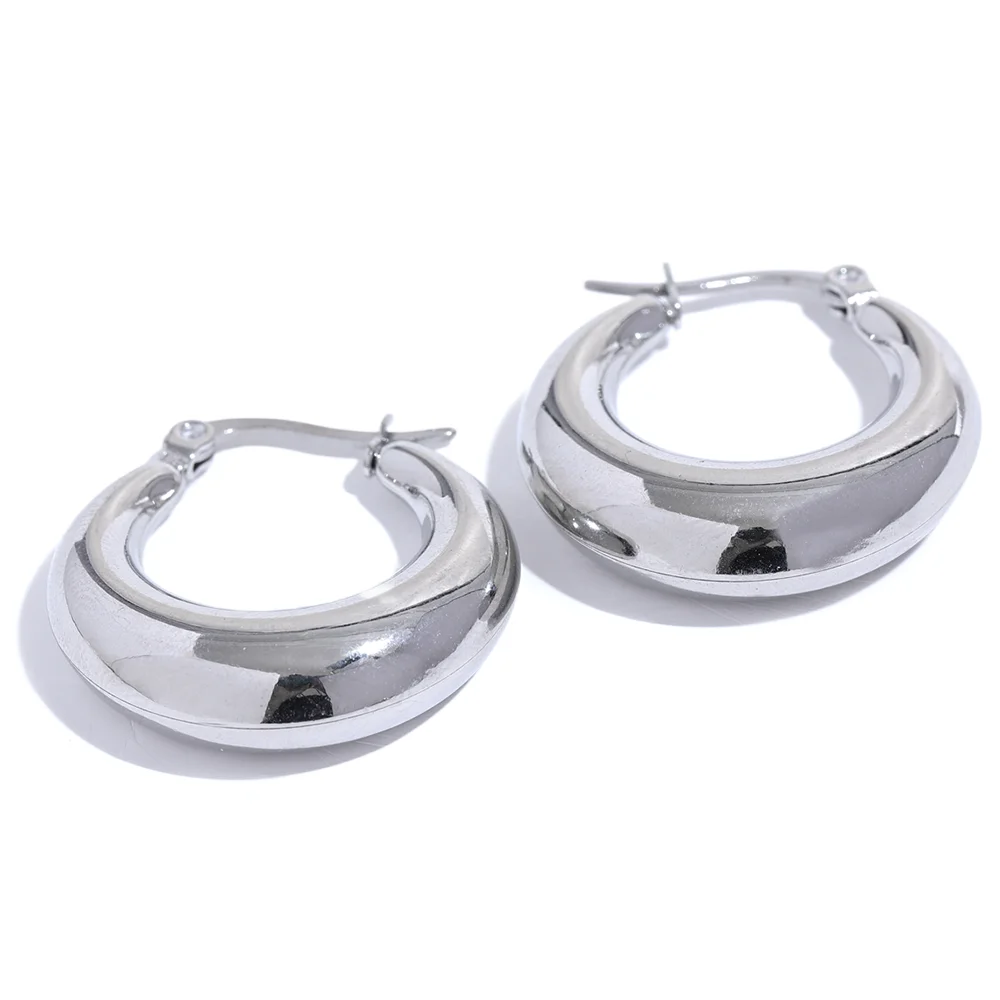 Ziora  Chunky Hoop Earrings