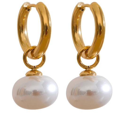 Ziora Pearl Drop Earrings