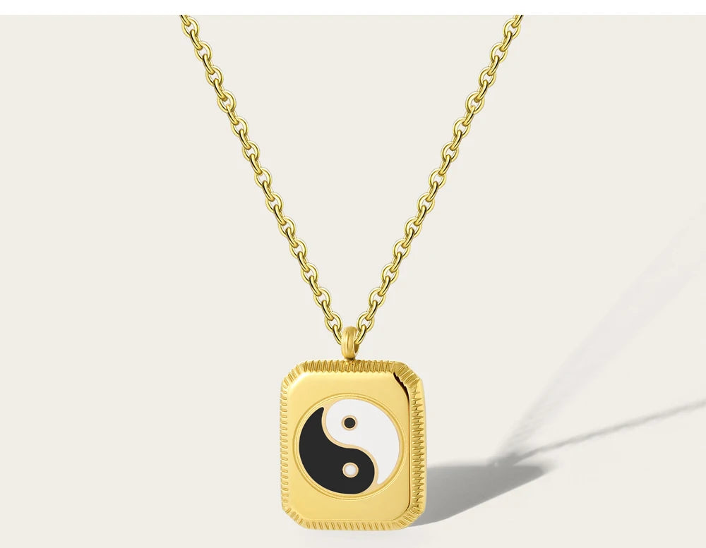 Yin-Yang Tai Chi Pendant Necklace