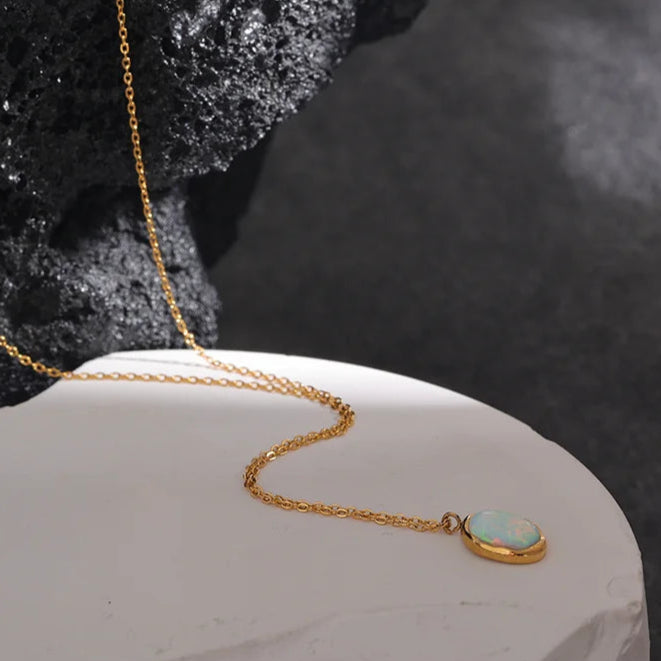 Ziora Opal Stone Necklace