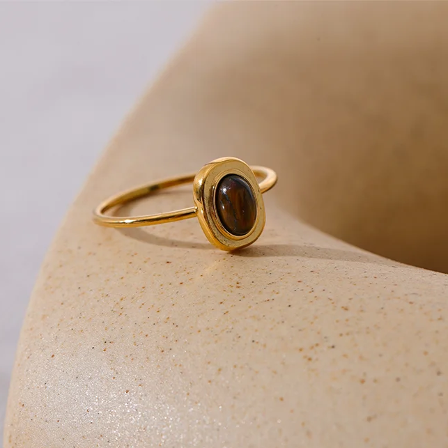 Ziora Tiger's Eye Ring