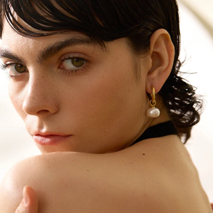 Ziora Pearl Drop Earrings