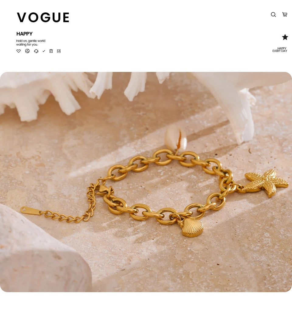 Ziora Ocean Charm Bracelet
