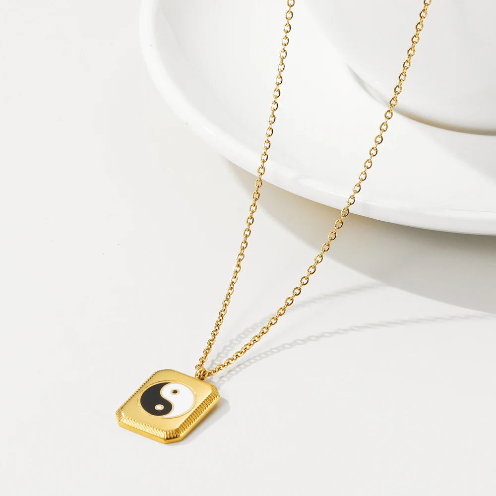 Yin-Yang Tai Chi Pendant Necklace