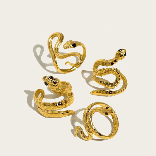 Ziora Serpent Statement Ring
