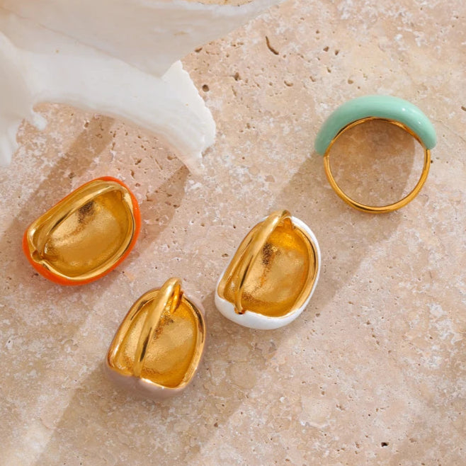 Ziora Palette Enamel Ring Collection