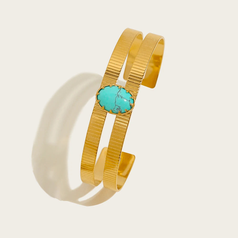 Ziora Natural African Turquoise  Bracelet